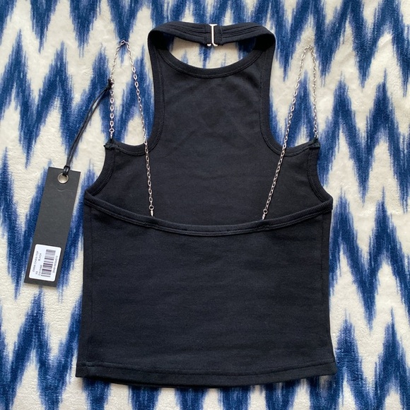 I.AM.GIA Emma Chain Top Black NWT - Picture 7 of 8